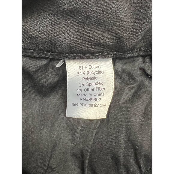 SO Super High Rise Curvy Shortie Button Fly Jean Shorts Size 1 - Picture 5 of 8